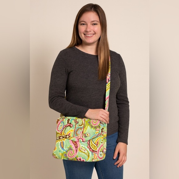 Vera Bradley "Tutti Frutti" Hipster Crossbody Shoulder Bag - Picture 1 of 6